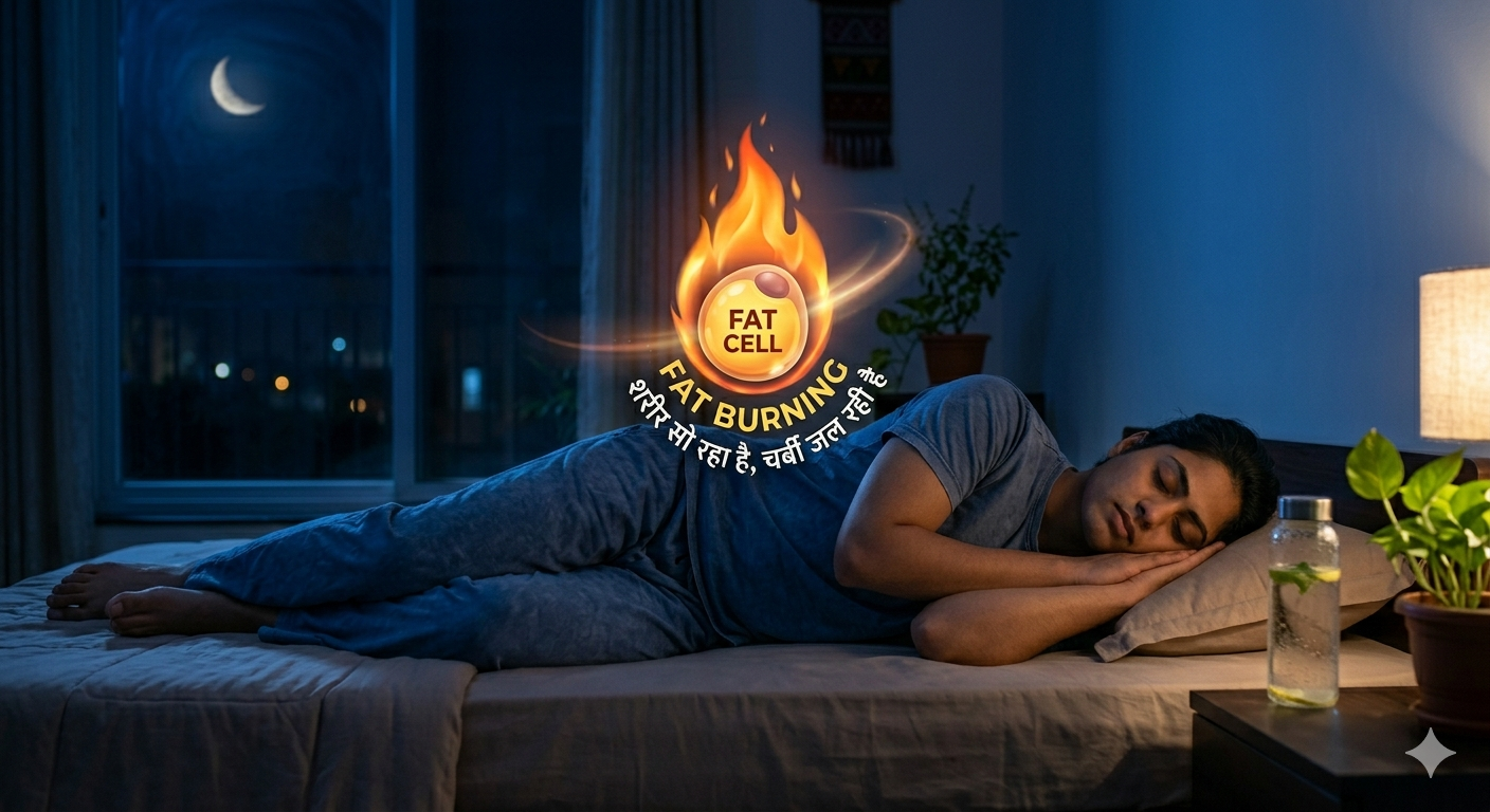 raat me weight loss kaise kare sote sote fat burn tips