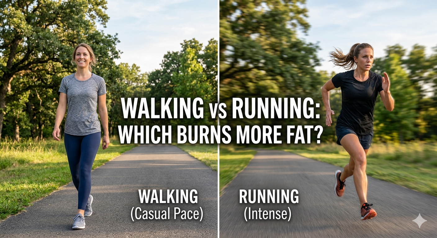walking vs running for weight loss which is better